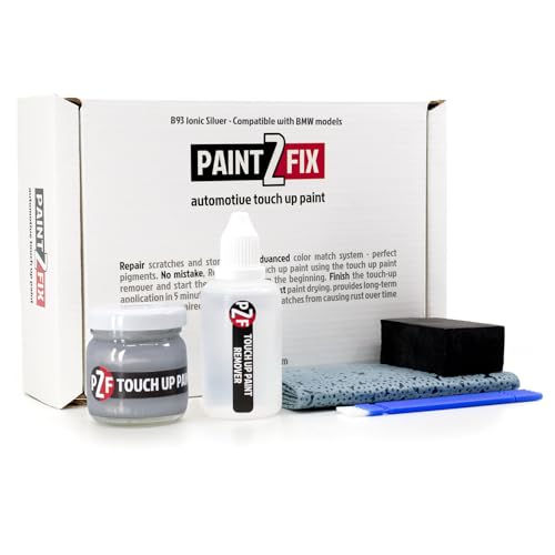 B93 Ionic Silver Touch-Up Paint & Scratch Repair Kit for BMW Models - 0.84 fl oz (25ml)