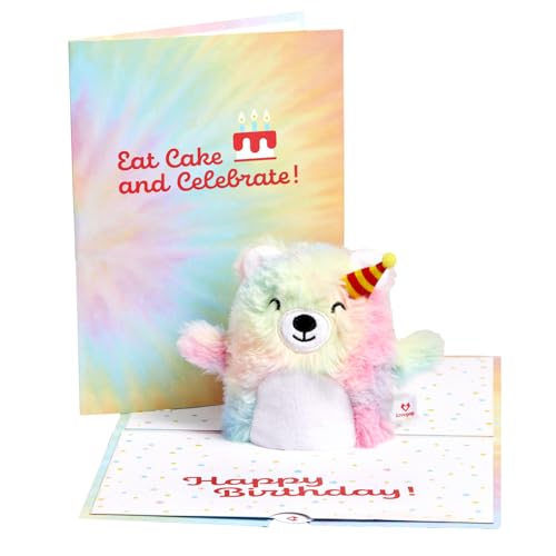 Lovepop Plushpop Soft Animal Pop-Up Card for Her and Him
