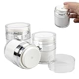 VERPACKUNGSSPEZIFIKATIONEN ： Die Verpackung dieser airless pumpspender creme mit 3 Packungen ist angemessen und einfach, was für die Lagerung und den Transport praktisch ist. Erhältlich in 3 verschiedenen Größen: 15-ml-, 30-ml- und 50-ml-Flaschen. Sie können jederzeit die Größe wählen, die zu Ihnen passt, was sehr praktisch ist.