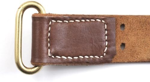 M1907 Leather Rifle Sling Dated 1942 M1 Garand Springfield Drum Dyed Leather