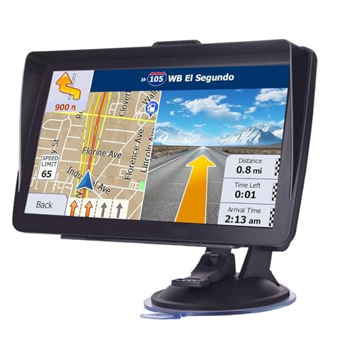 MRSXWPY 7-Inch GPS Navigation for Cars, Trucks & RVs – 2025 Latest Maps, Free Lifetime Updates,