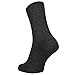 MoserMed Diabetiker-Socken | ohne Gummi | extrem dehnbar | bis 66 cm Knöchelumfang | bei geschwollenem Knöchel, Gips, Verbandsocke (XL = Schuhgröße 40-43, schwarz)