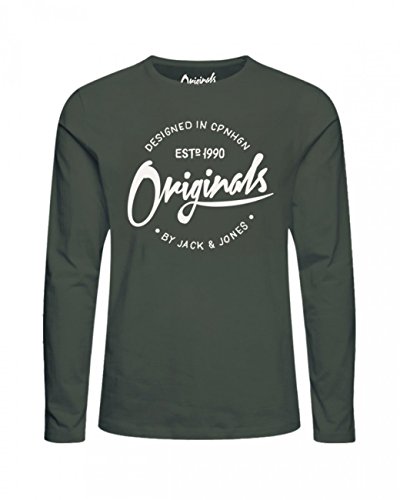 Jack & Jones Jorrace Tee LS Crew Neck Art Maglia a...