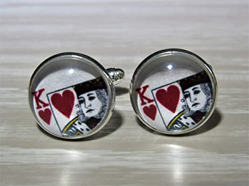 Mancuernillas King of Hearts para Hombre miniatura 2