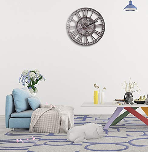 Horloge murale décorative vintage 24 pouces premium - 2