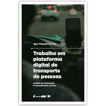 Capa do livro Trabalho em Plataforma Digital de Transporte de Pessoas - 2024