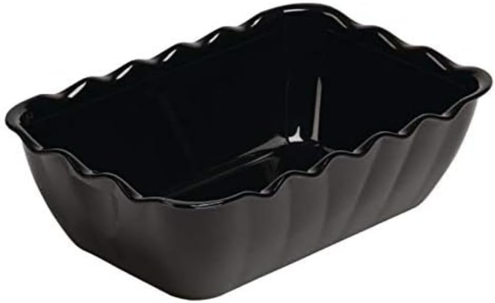 Kristallon CB753 Salad Crocks, 2 L, Black