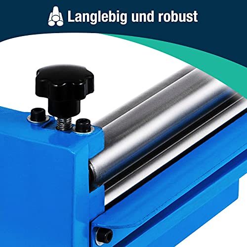 Foto von BotaBay Biegemaschine 300 manuelle Stahlblechbiegemaschine Rundbiegemaschine 2,55mm Blechbiegemaschine