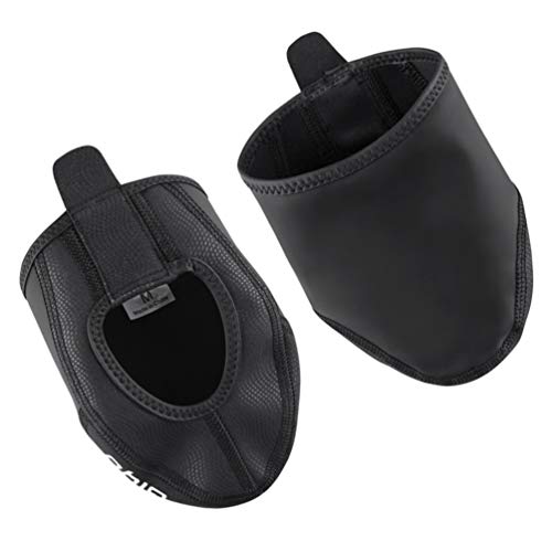 BESPORTBLE par de Medias Zapatillas de Ciclismo Cubierta Nyon Zapatos Térmicos Cubierta de La Puntera a Prueba de Viento Media Cubierta de Zapatos Práctico Accesorio de Calzado de Ciclismo Cover