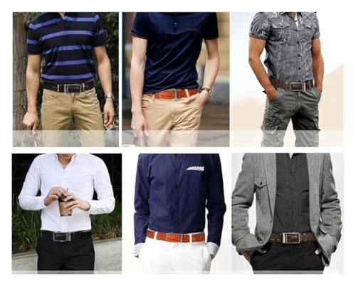 Mens Belts,Fashion Belt Men Cowhide Animal Head 3d Automatic Alloy Buckle Luxury Belts Adjustable4