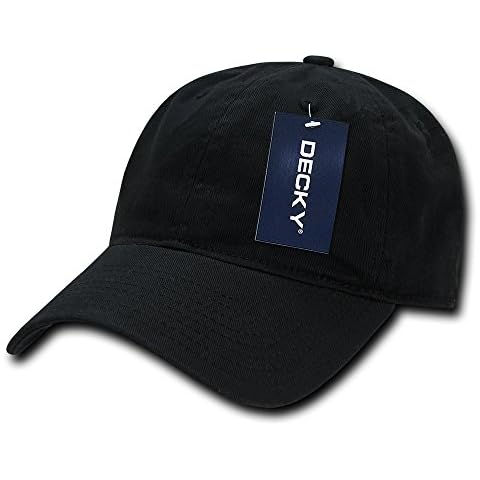DECKY Mens Antique Baseball-caps, Black Cover