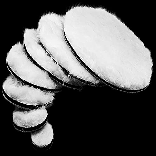 Image of DIY Crafts 3 Pcs, 4 inch inch Only Fur Felt Pad, (Only Fur Felt Pad) Pad Hand Tool Kit For Polisher Compound Polishing Polish Polisher Bu (3 Pcs, 4 inch inch Only Fur Felt Pad)