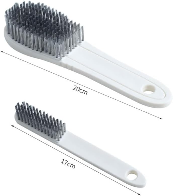 Household Cleaning Shoe Brush with Plastic Hard Bristles for Scrubbing Shoes is Detachable