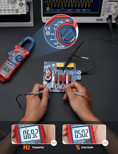 image for AstroAI Digital Clamp Meter Multimeter 4000 Counts Auto-ranging Amp Te