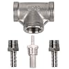 Soapow Huishoudelijke Rvs Bier Brouwen Inline Beluchting Stone voor Homebrew Accessoires