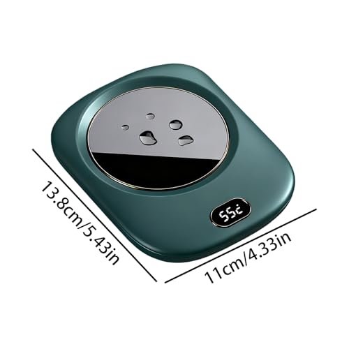 Coffee Mug Warmer - Digital Display 3 Temp Settings, Portable and Convenient, Electric Desk Warmer for Coffee, Tea, Milk, Juice, Water, Office, Dorm, Travel, Winter, Birthday, Christmas