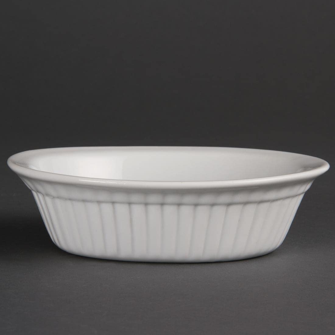 Olympia C110 Platà tarte ovale, 46 mm H x 170 mm l x 133 mm P (lot de 6)