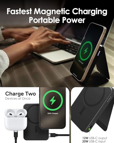 Mophie Snap+ Powerstation Mini 5000mAh (15W MagSafe Wireless, with Stand) — view 5