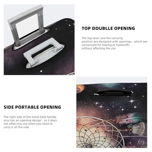 Travel Luggage Cover Dream catcher and stars Suitcase Protector Elastic Washable Stretch Suitcase Protector Anti-Scratch Travel Suitcase Cover Fit 18-32 Inch Luggage4