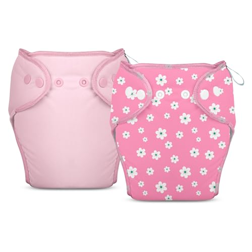 Image of Bumberry New & Improved Smart Nappy For New Born Baby (SM |4-9 months) | Holds Upto 3 Pees With Extra Absorbtion & 100% Leak Protection All in One Cloth Diaper For Just Borns - 2 Pcs - Kit 6