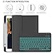 for iPad 9.7 inch case with Keyboard, iPad 6th Gen (2018), 5th Gen (2017), Air 2,1 (2014), 7 Color Backlit, Detachable Wireless Bluetooth Keyboard, Slim & Light Folio Cover with Pencil Holder,Black