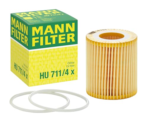MANN-FILTER HU 711/4 x Filtro de aceite - para Automóviles + Vehículos de transporte