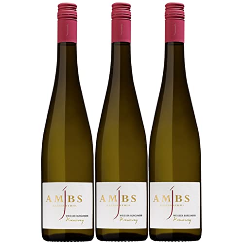 Josef Ambs Weißer Burgunder Kreuzweg Weißwein Wein trocken Deutschland I Versanel Paket (3 x 0,75l) Cover