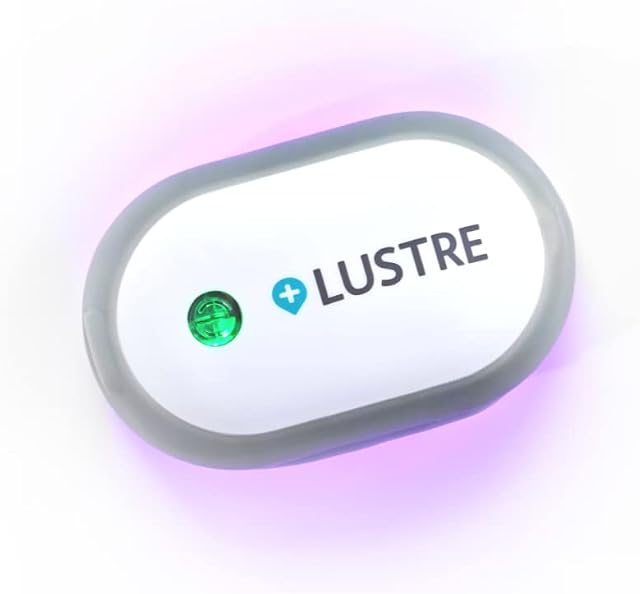 LUSTRE ClearSkin Solo - Blue Light Acne Treatment Device, UV-Free & Wireless | LED Therapy for Face and Body Acne, Spots and Blemishes | Prevent breakouts, inflammation and Skin Redness | No Chemicals