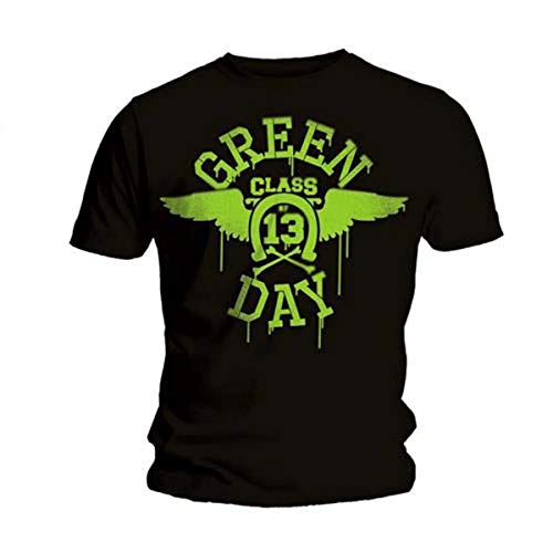 Green Day Neon Black T-Shirt Hommes Unisexe en coton rock off