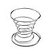 Métal Coquetier Spiral Cuisine Petit déjeuner Hard Boiled Spring Holder Coquetier
