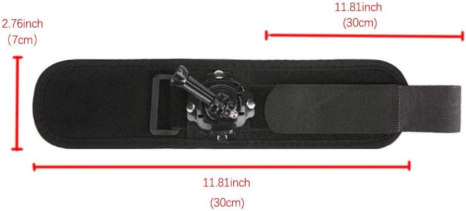 Image of SHOPEE 360 Degree Rotation Hand Strap Mount Hand Glove Wrist Strap Mount for Hero 13 /12 /11 /10 /9 /8 /7 /6 /5 /4 Black, Osmo Action 5 Pro /4 /3 and Other Action Camera