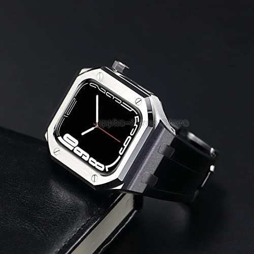Kit modification Apple Watch 44mm de luxe avec boîtier métallique robuste - 3