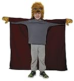 Joy Toy 15704 - Bademantel mit Chewbacca-Kopf als Kapuze, 100 x 100 cm