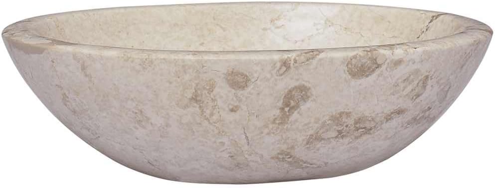 vidaXL Sink, Wash Basin Vessel Sink, Above Counter Vanity Sink for Bathroom Washroom, Bathroom Basin, Black 20.9"x15.7"x5.9" Marble