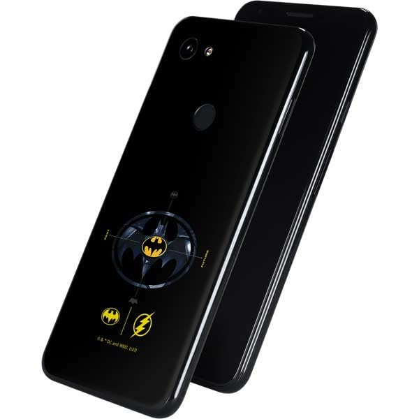 Skinit Decal Phone Skin Compatible with Google Pixel 3a - Officially Licensed Warner Bros The Flash Movie: Batman Multiverse Logos Design