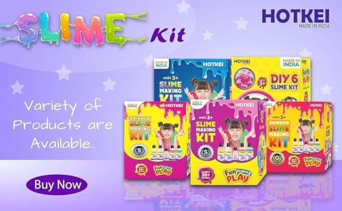 HOTKEI (1 Kg) Purple Galaxy Slime for Kids DIY Fruit Scented Metallic Magic Toy Slimy Slime Gel Jelly Putty Art Toys Birthday Gift Box for Boys Girls 3 to 10 Years