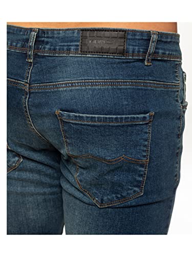 Jean skinny homme Kruze bleu clair stretch slim en taille W42 L32