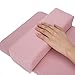 Cojín para Reposabrazos de Uñas Almohada de Mano de Manicura Profesional, Almohada y Alfombrilla de Mano de Cuero Sintético Suave para Decoración de Uñas, Juego de Reposabrazos de Uñas