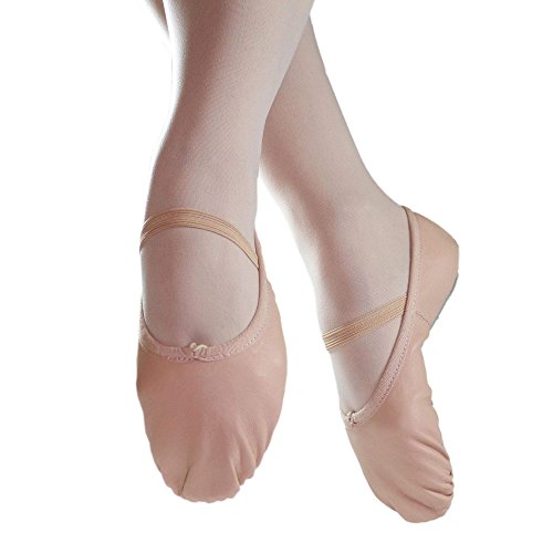 Danzcue Adult Full Sole Leather Ballet Slipper2