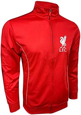 Icon Sports Men's Liverpool Track Jacket Red, Compatible With Liverpool Jacket Adult Sizes