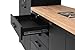 CAT Caterpillar Fully-Welded Garage Storage Cabinetry Set Including 2 Locker, 2 Wall, 1 Base, and 1 Tool Cabinet, and 56