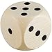 Produktbild HOFMEISTER® Würfel Augenzahlen Holz 3cm - Holzwürfel Kinder Erwachsene Spielen Brettspiel Party Spieleabend Partyspiel, 100% europäisches Naturprodukt, unbehandelt, aus heimischem Buchenholz, 3 x 3 cm