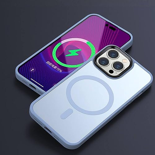 Coque de téléphone magnétique antichoc pour éviter les chutes et charger sans fil