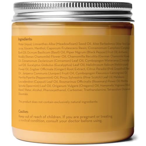 Pure-Body-Naturals-Max-Strength-Hot-Cream-Natural-Muscle-Pain-Relief-Cream-for-Sore-Muscles-Arthritis-Pain-Sports-Injuries-Chronic-Pain-and-Inflammation-Capsaicin-Cream-for-Soreness-88-oz