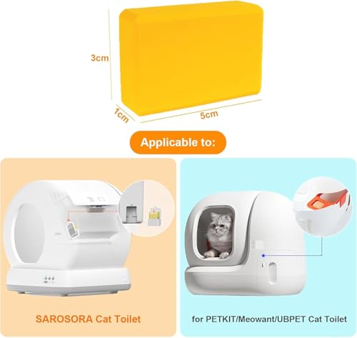 Sarosora Eliminador de odores para PETKIT/Meowant/UBPET autolimpante vaso sanitário e caixa de areia
