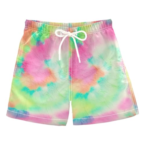 Boys Swim Trunks Tie Dye Color Toddler Swim Shorts Little Boys Bathing Suit Swimsuit Toddler Boy Swimwear 2T 202c1663