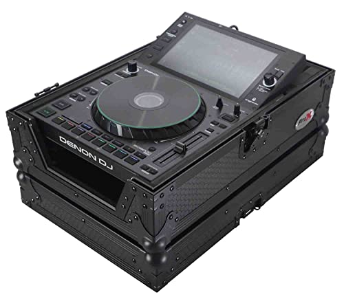 ProX Flight Case for Large Format CD-Media Player | Black on Black - XS-CDBL