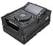 ProX Flight Case for Large Format CD-Media Player | Black on Black - XS-CDBL