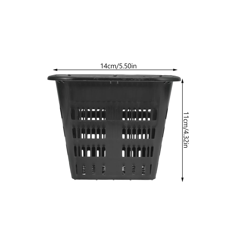 Supvox 10er-Packung 14 cm (5,5 Zoll) Robuste Netztöpfe – Hydroponik-Becher mit Schlitzen für – Wiederverwendbare Kunststoffkörbe mit Breitem Rand für Orchideen Und Gartenpflanzen