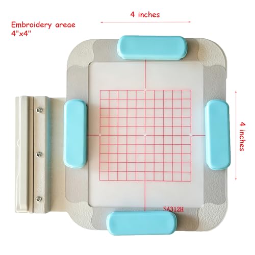 Image of YICBOR 4 inchx4 inch Magnetic Embroidery Hoop with 4 Strong Magnets #SA438 for Brother /Babylock INNOV-is: 1500D, 2200D, 2500D, 2800D DREAMMAKER VE2200 VM6200D DUETTA 4500D 4700D Quattro 6000D 6700D